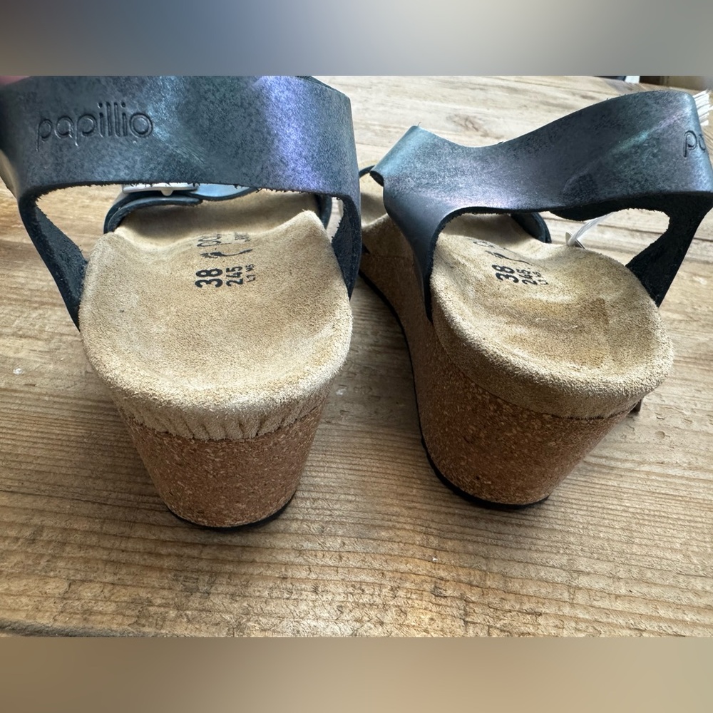 NEW Birkenstock Papillio Soley Ring-Buckle
Nubuk Leather EU 38 US 7 $150 - Picture 12 of 15